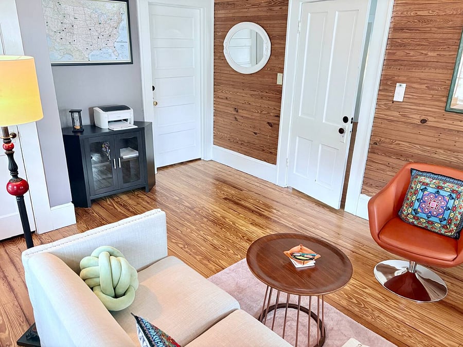 Quiet and modern office space with high speed WIFI and other office essentials.