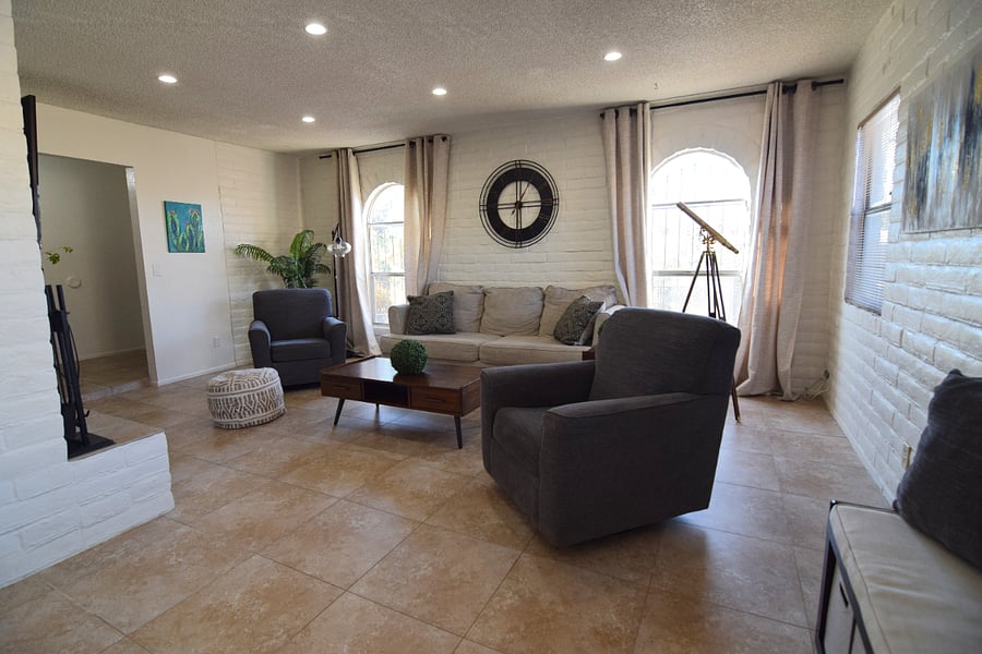 Living Room with Large Seating and Tasteful Decor