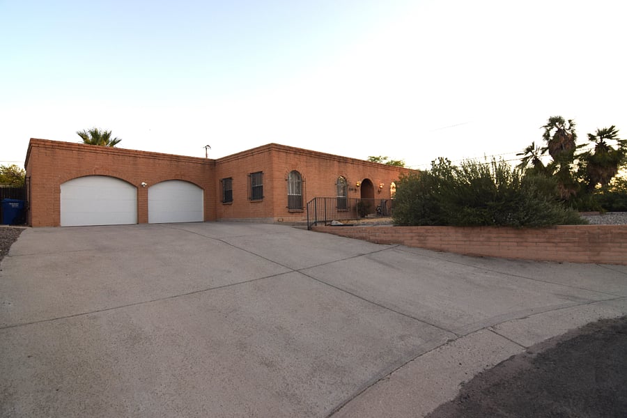 Two-Car Garage with Extra-Wide Three-Car Driveway