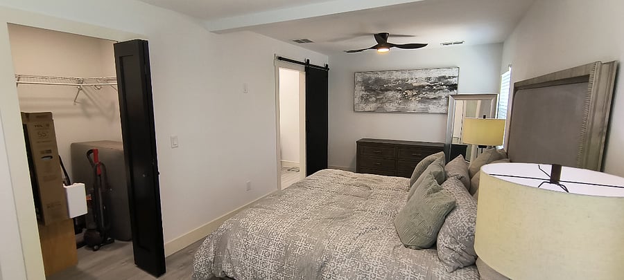 Primary Bedroom with walk in closet