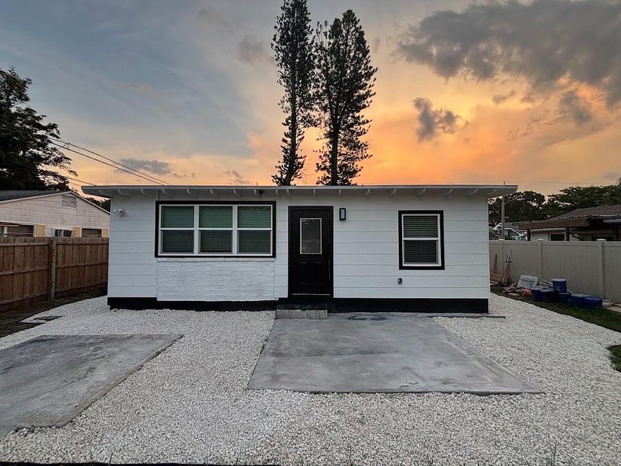 Back of bungalow