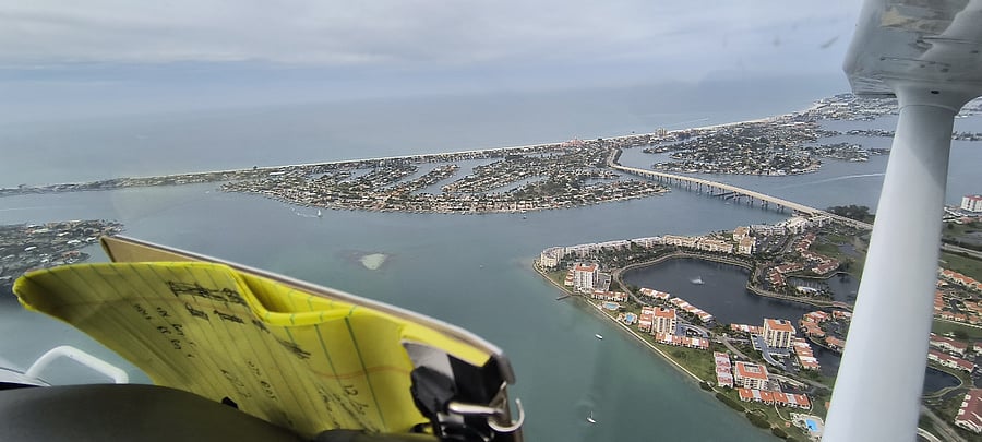 Boca Ciega Bay overlooking Guflport and St. Pete. Beach