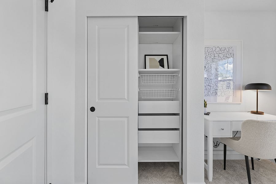 Closet Organizers in every closet.