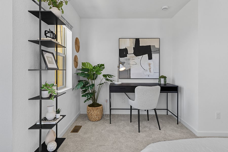 Desk work space in Bedroom.