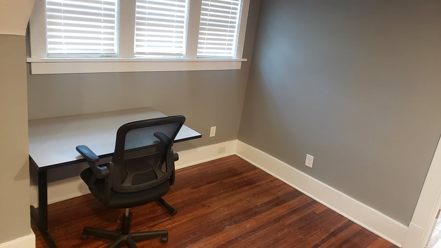 Loft desk area