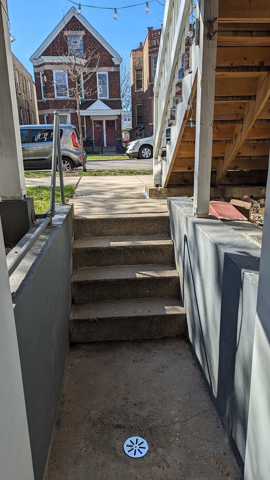 Private entrance with smart locks.