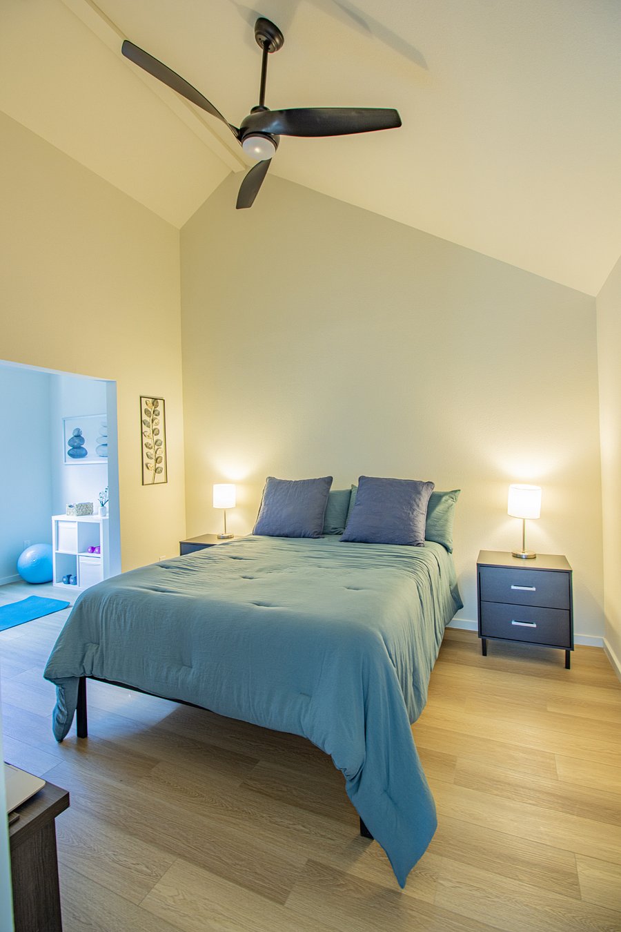 Rest easy in a peaceful primary suite designed for total comfort.