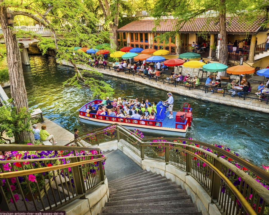 The San Antonio River Walk, a world renowned urban park and pedestrian street located a five minute drive away from your cozy stay.