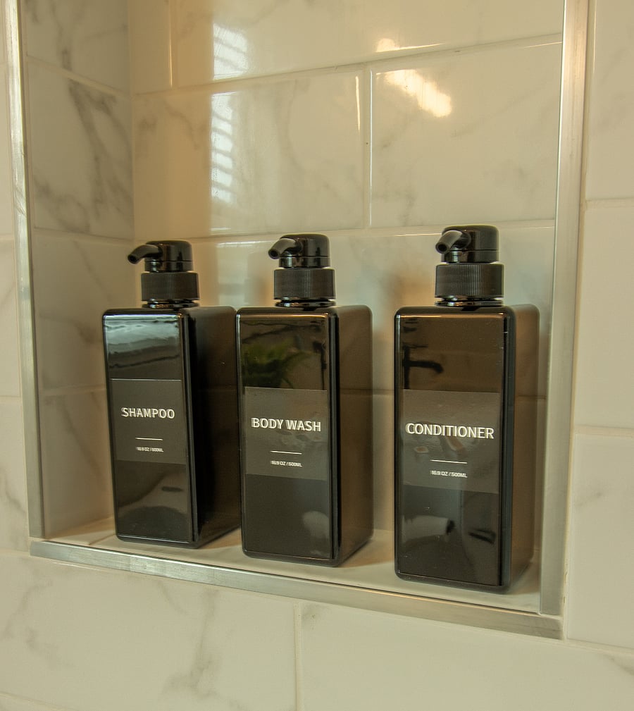 Every detail has been thoughtfully chosen to make your stay memorable. All full bathrooms include shampoo, conditioner, and body wash. 