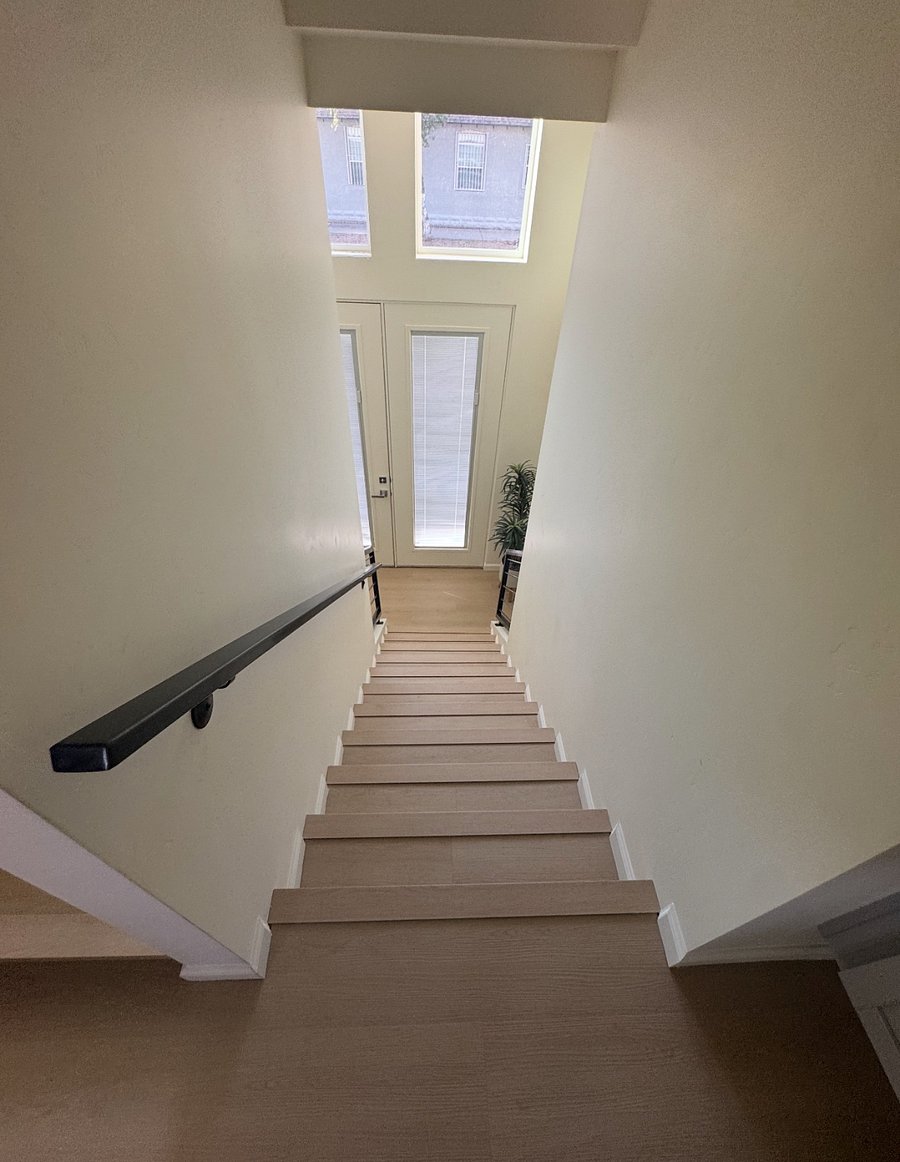 Looking back down towards entryway from main floor.