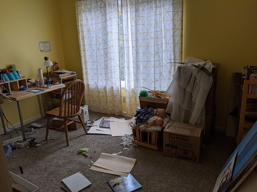 Bedroom 3 will be furnished with a queen bed and dresser.