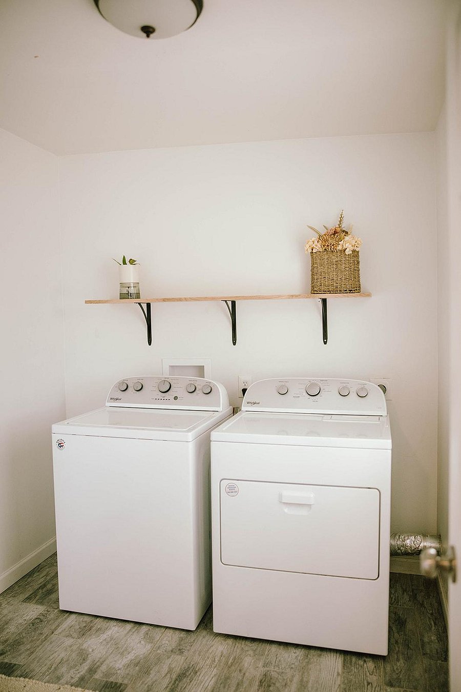 Shared, in-house laundry room