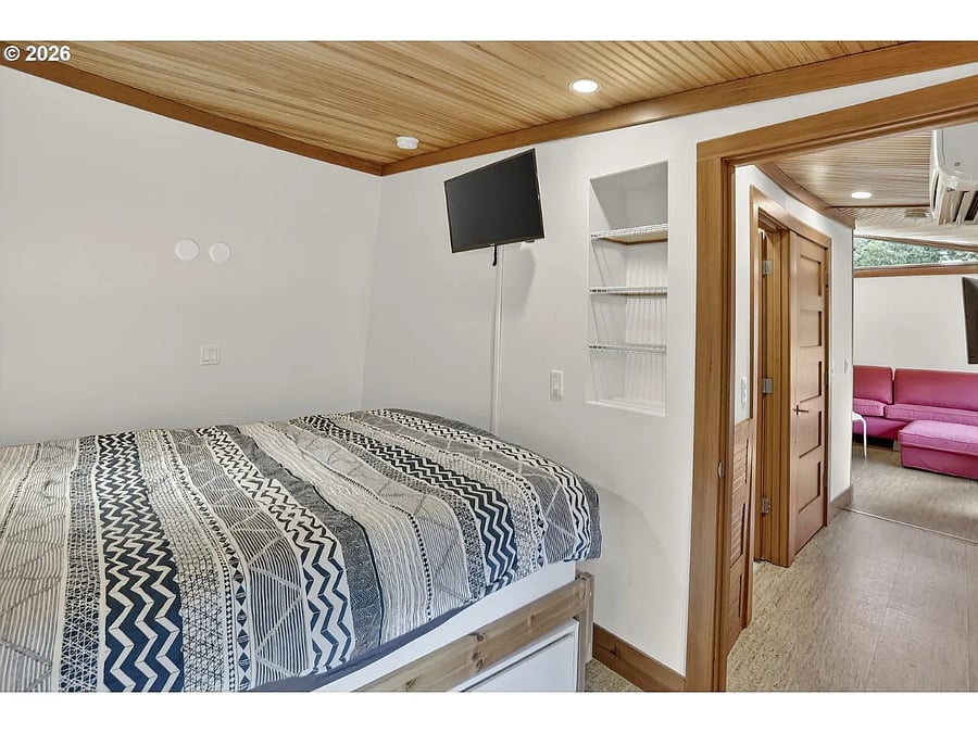 Bedroom with TV