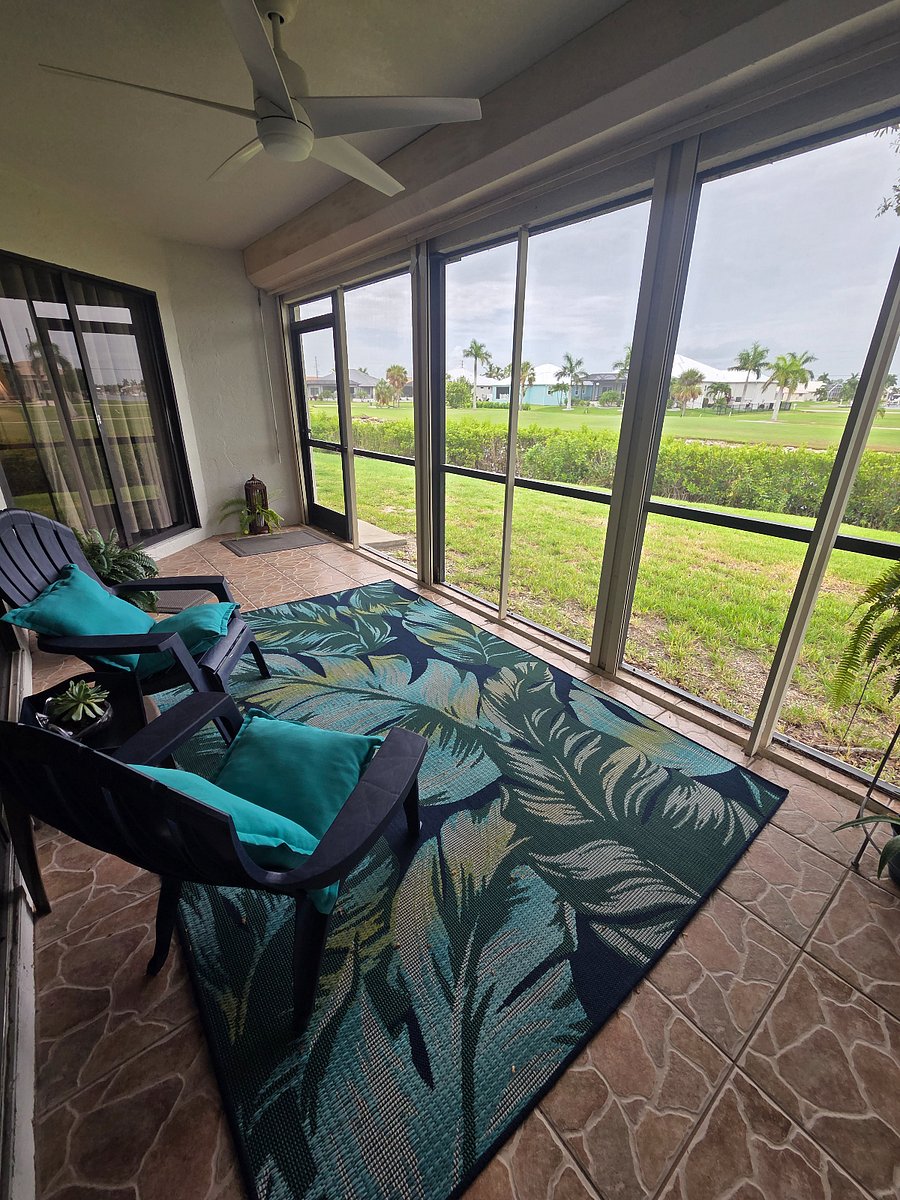 Relax and enjoy views from back lanai