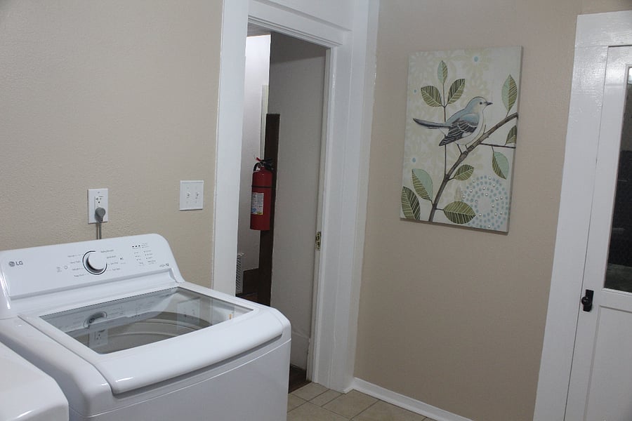 washer and dryer.