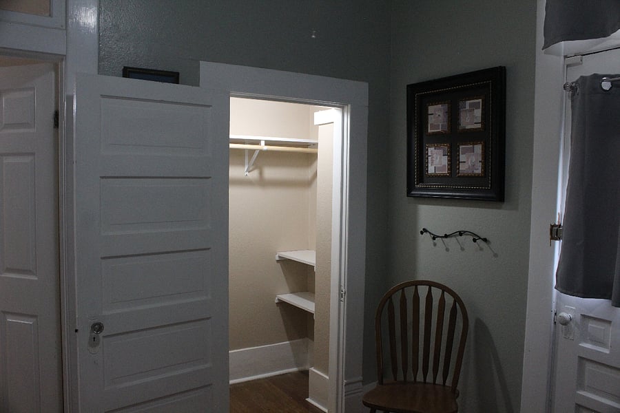 Full size bedroom closet