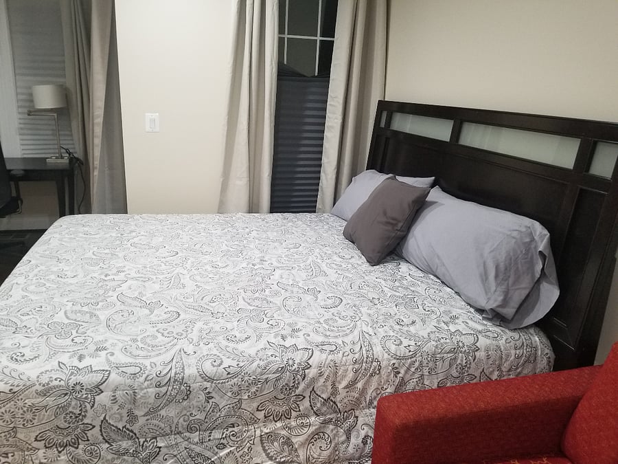 King bed in mbr