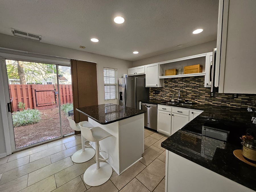 Full utilities kitchen on the first floor
