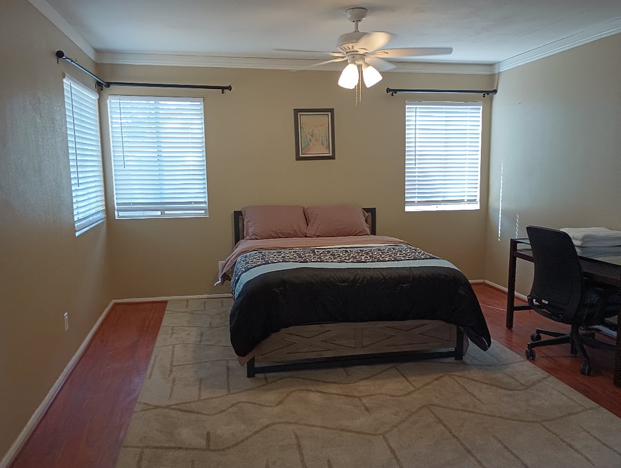 Master bedroom with private bathroom (priced higher)