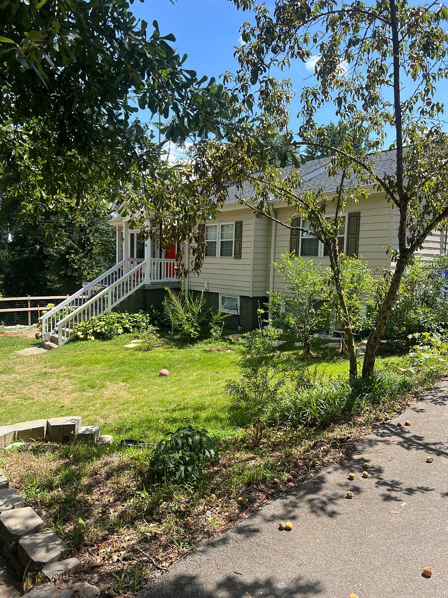 Path to front door (bottom, no stairs)