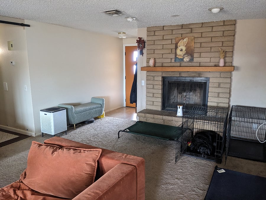 Living Room Angle 3 w/ Entryway