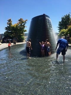 Cool off at Bemertons Fountain Park