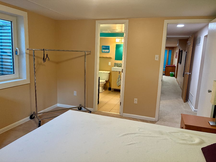 View from corner of your bedroom.
