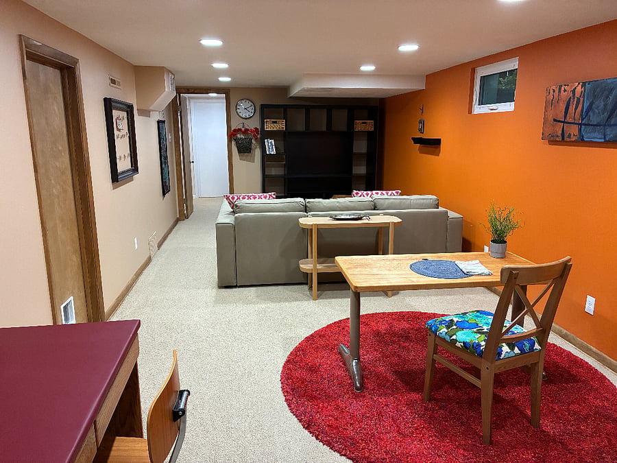 View from the back of the large multi-purpose room.