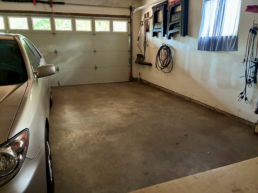 Your parking space in insulated garage.