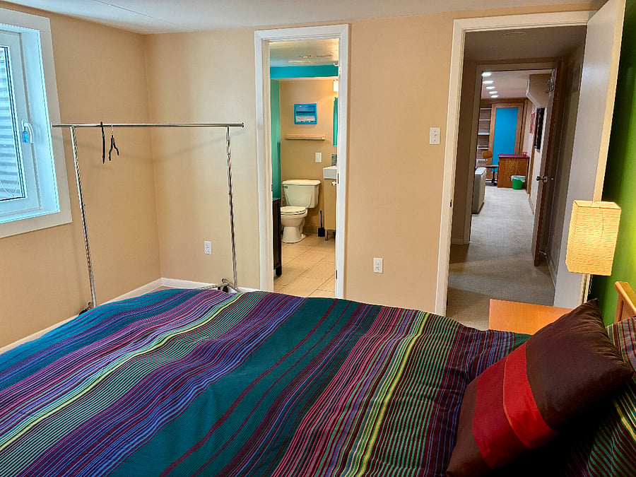 View from corner of your bedroom.