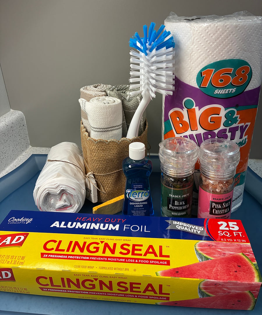 Kitchen essentials/starter supply.