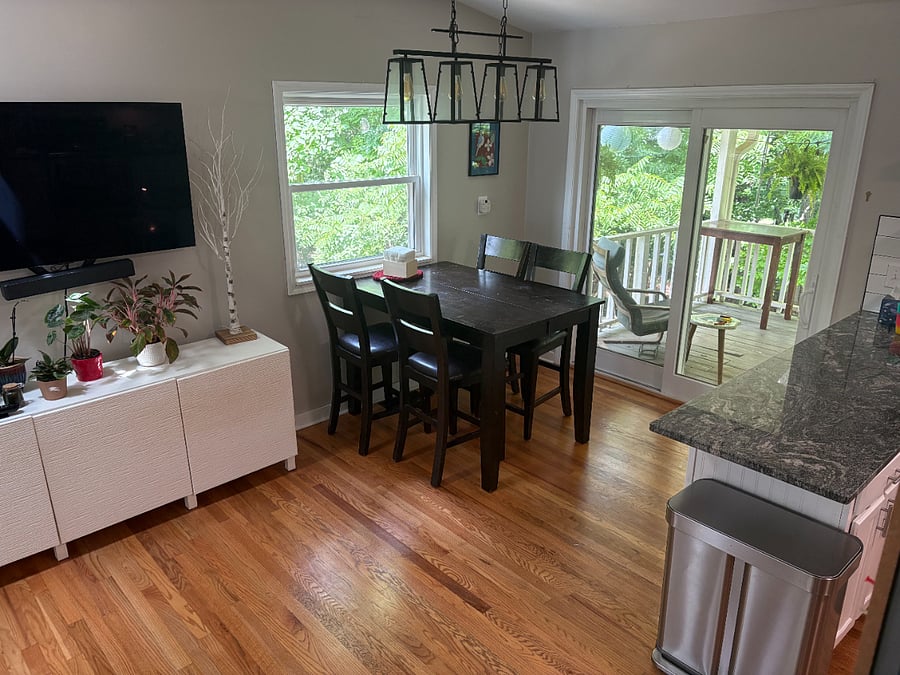 Dining area and deck