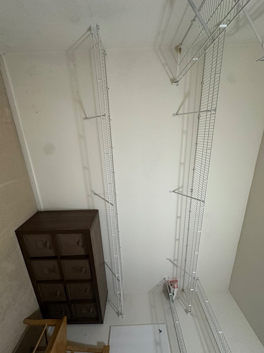 Large closet in Master bedroom