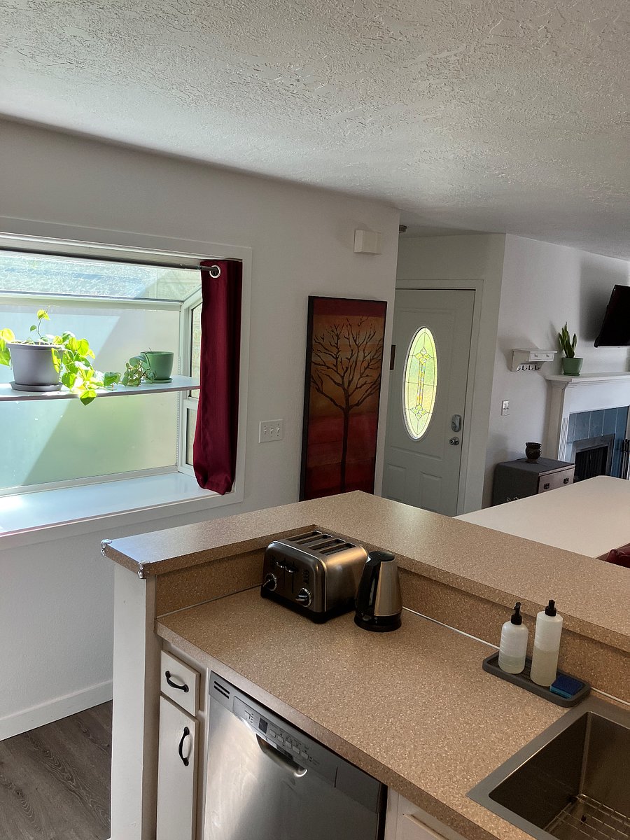 Garden window in kitchen