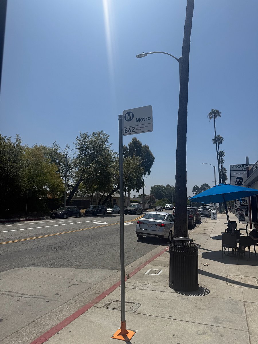 Bus stop 1 block away