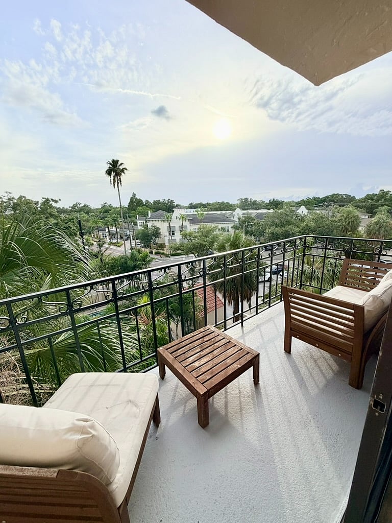 Private balcony
