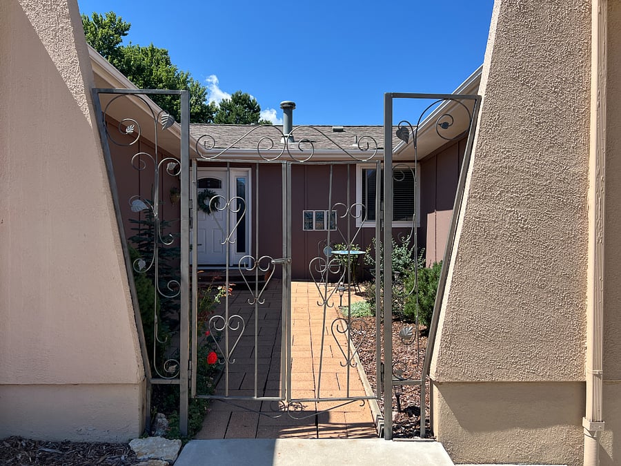Entrance to the home