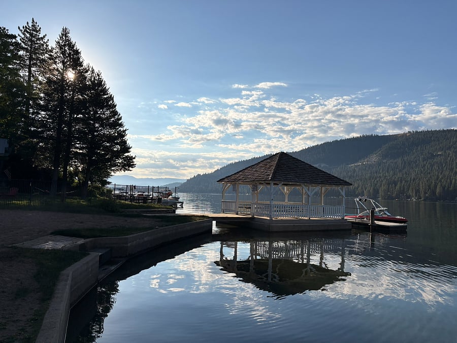 HOA gazebo and boat doc