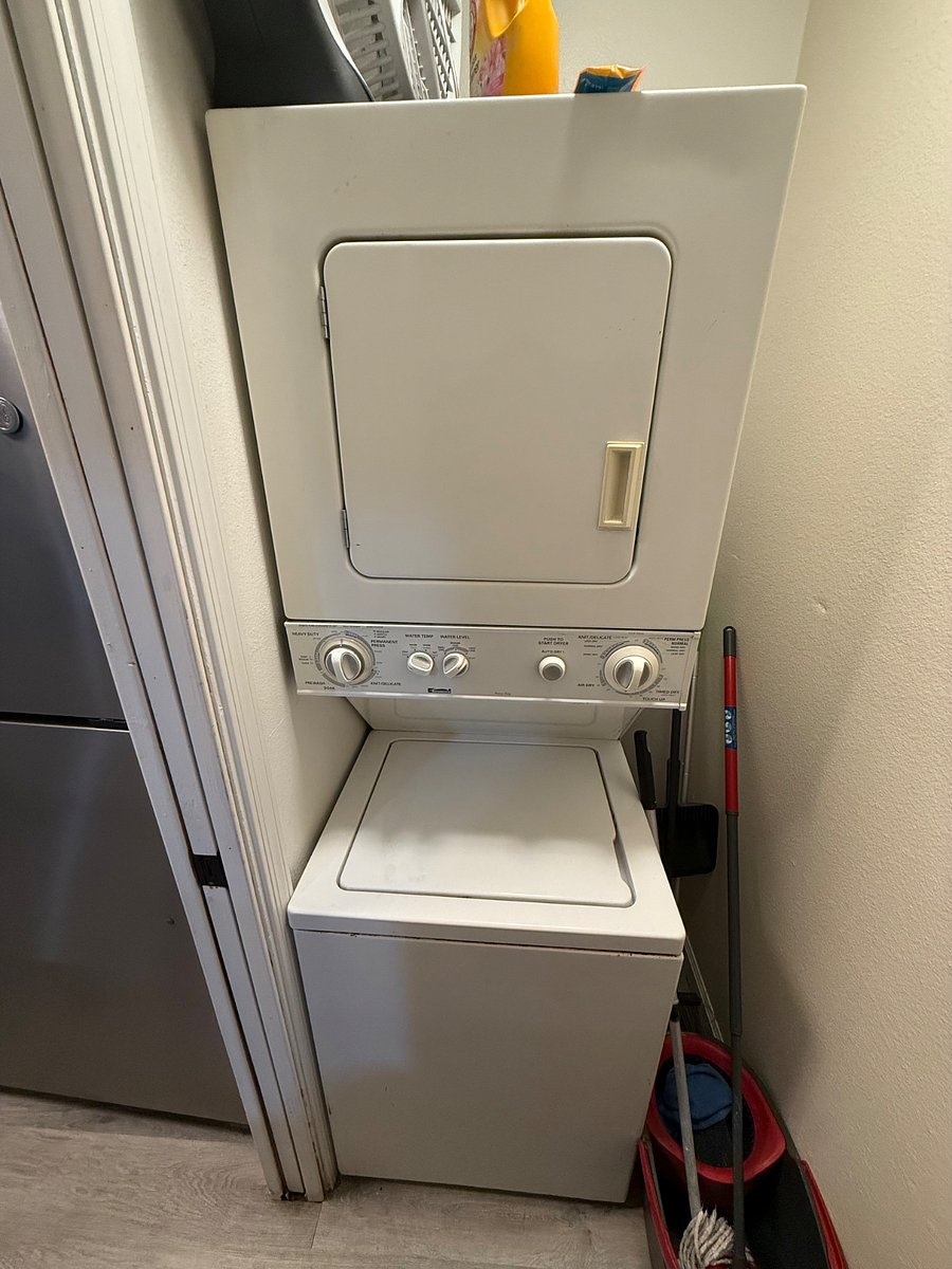 Washer and dryer