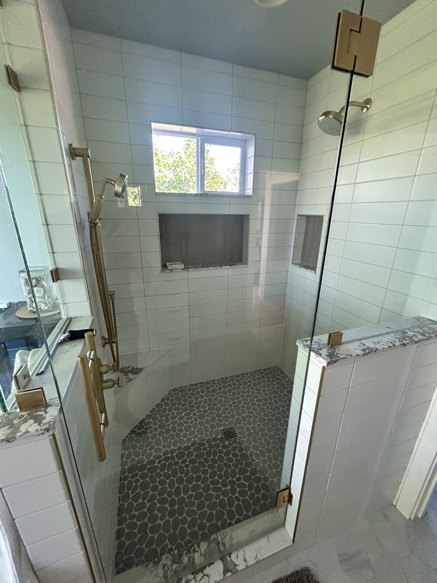 Primary bath shower