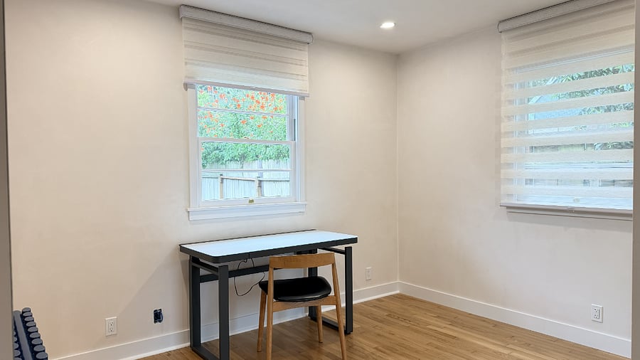 Bedroom 1 / Office _ adjustable height desk