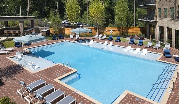 Resort style pool