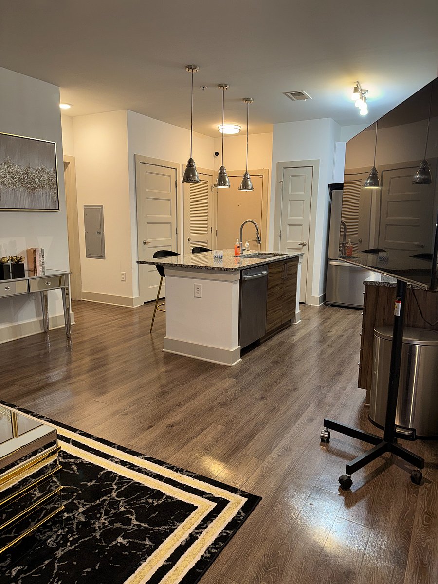 Living room/Kitchen Area in an open floor plan