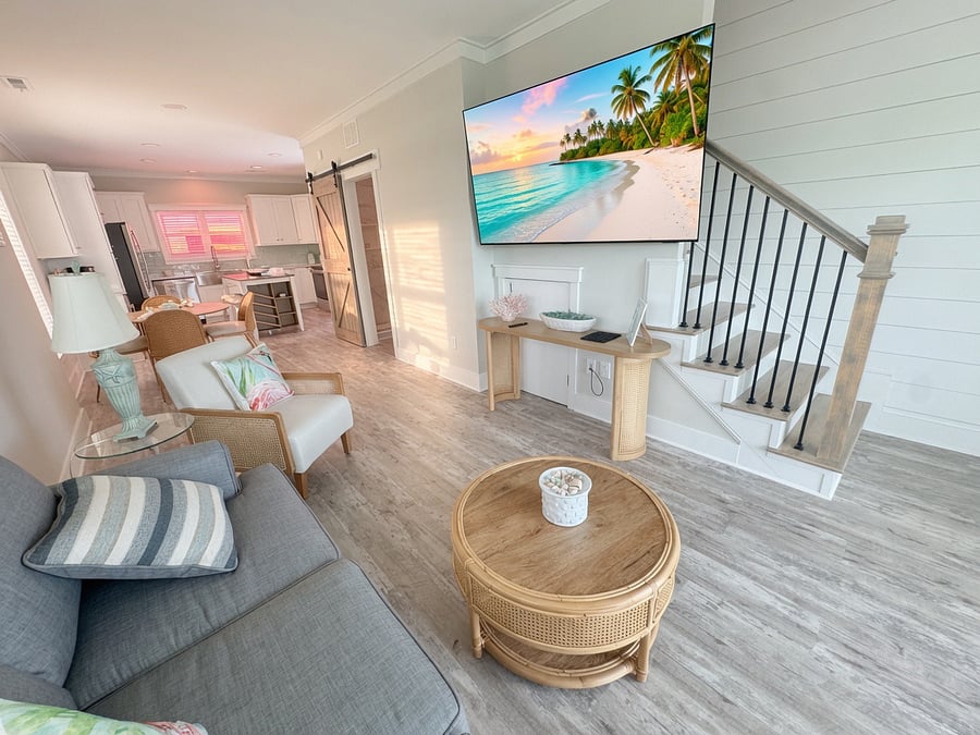 Open living room