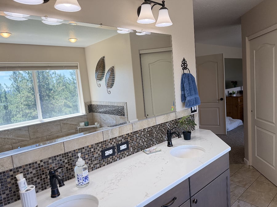 Bathroom 2 - Double vanity.