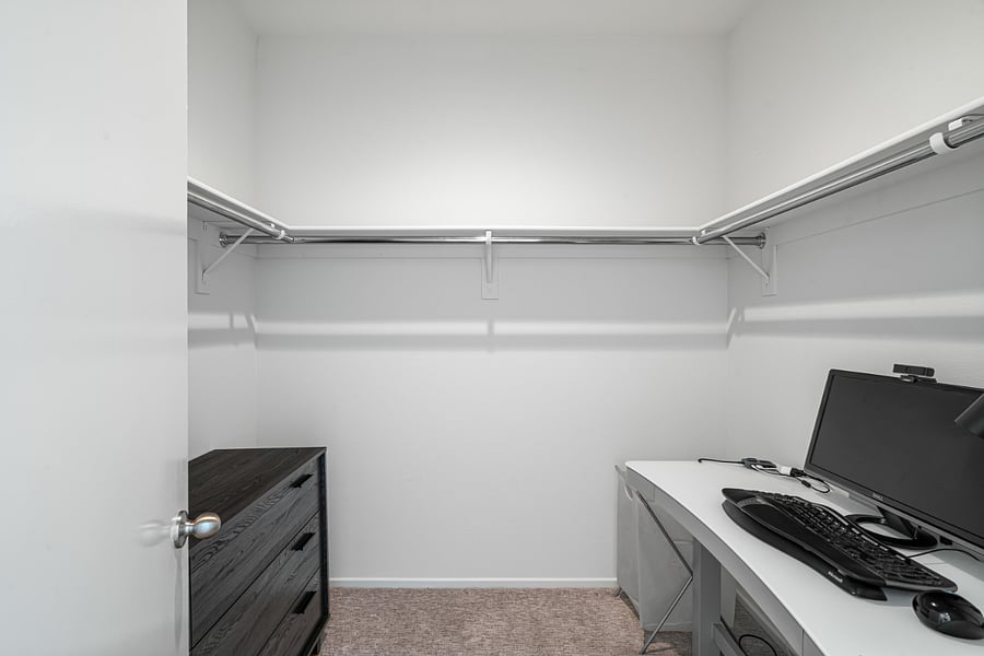 Primary walk-in closet