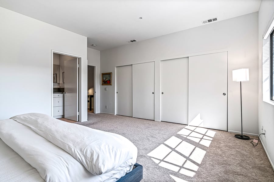 Plenty of room for guests here in their king en-suite bedroom!