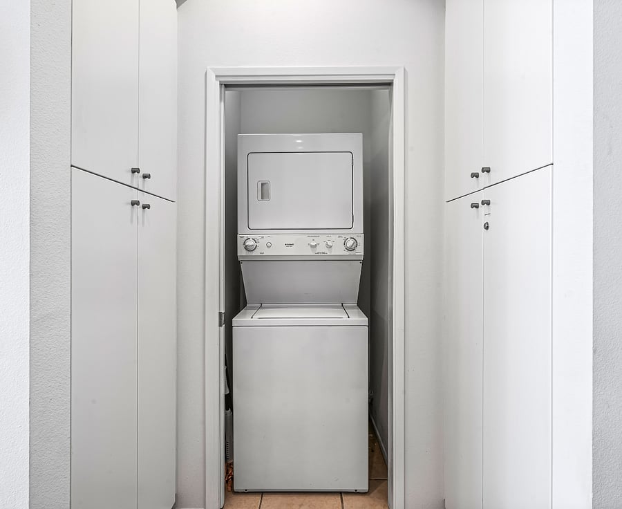 In unit washer/dryer