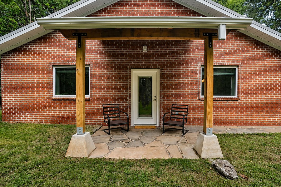 Restful back porch