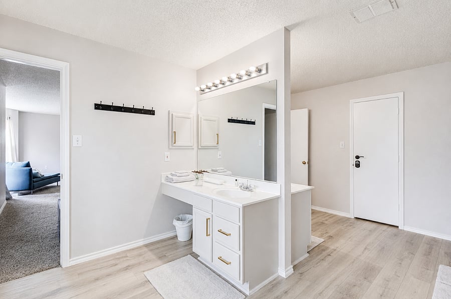 Dual sink in Master Bathroom
